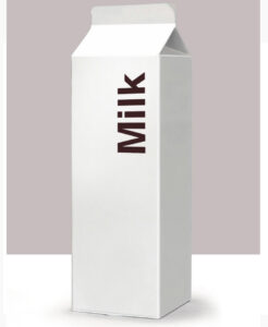 Упаковка пакета с молоком